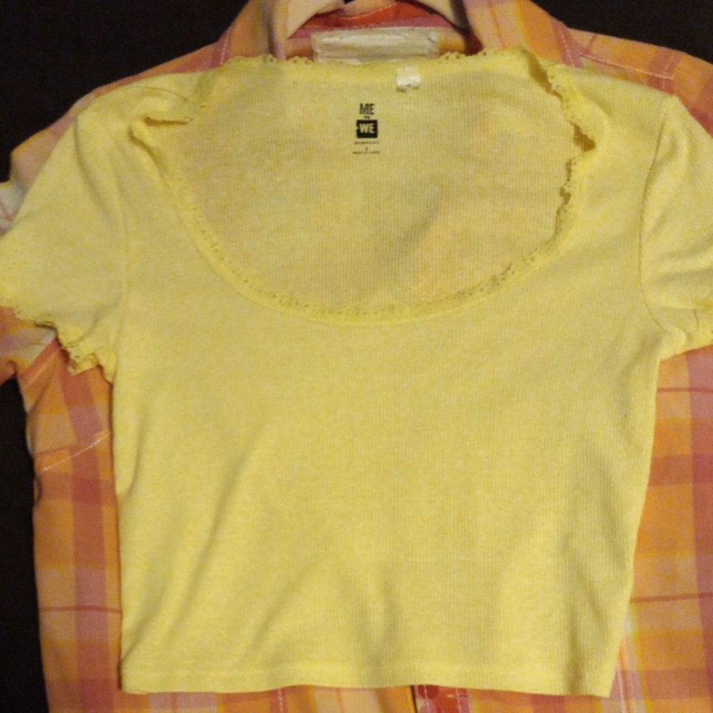 Laced crop top Tshirt